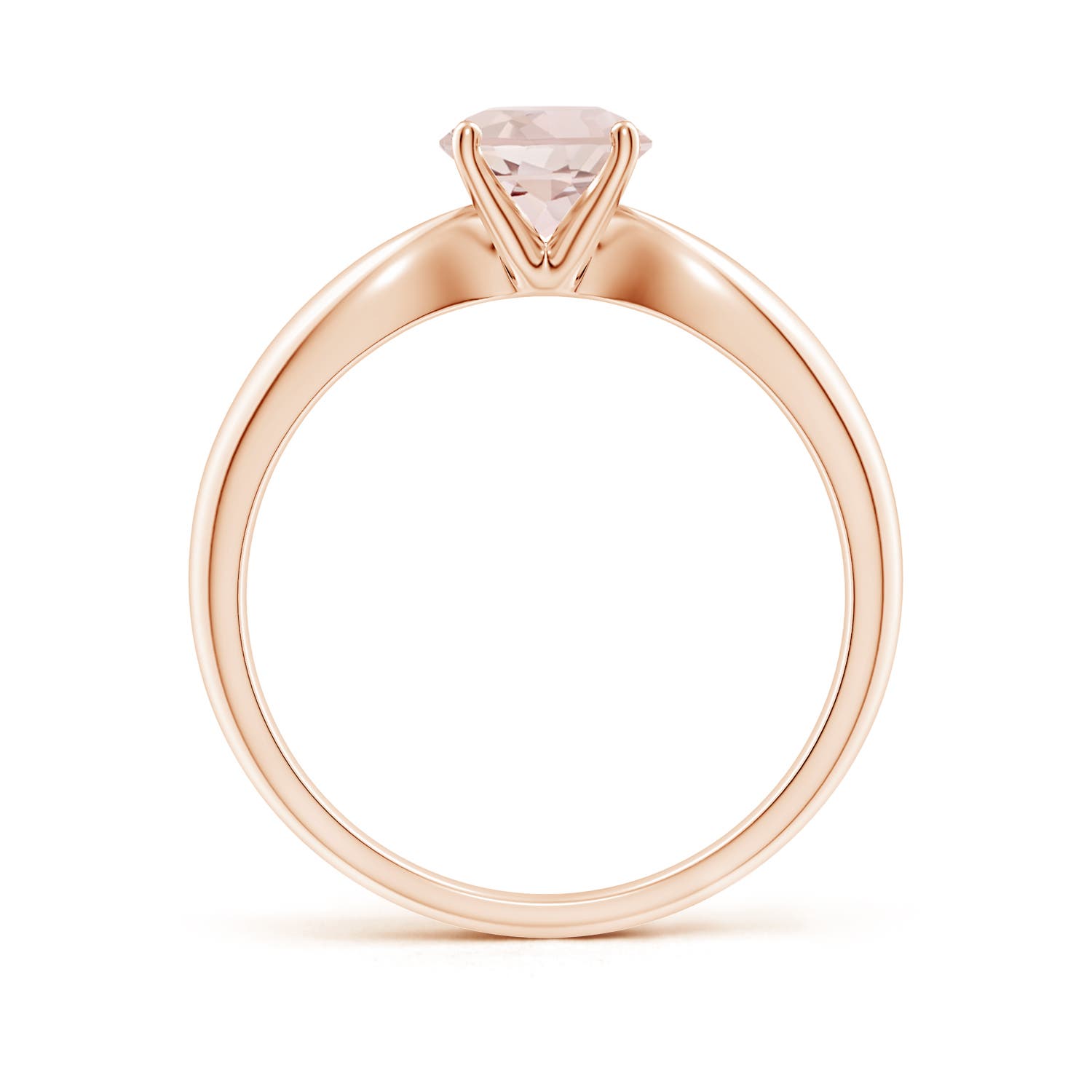 A - Morganite / 0.7 CT / 14 KT Rose Gold