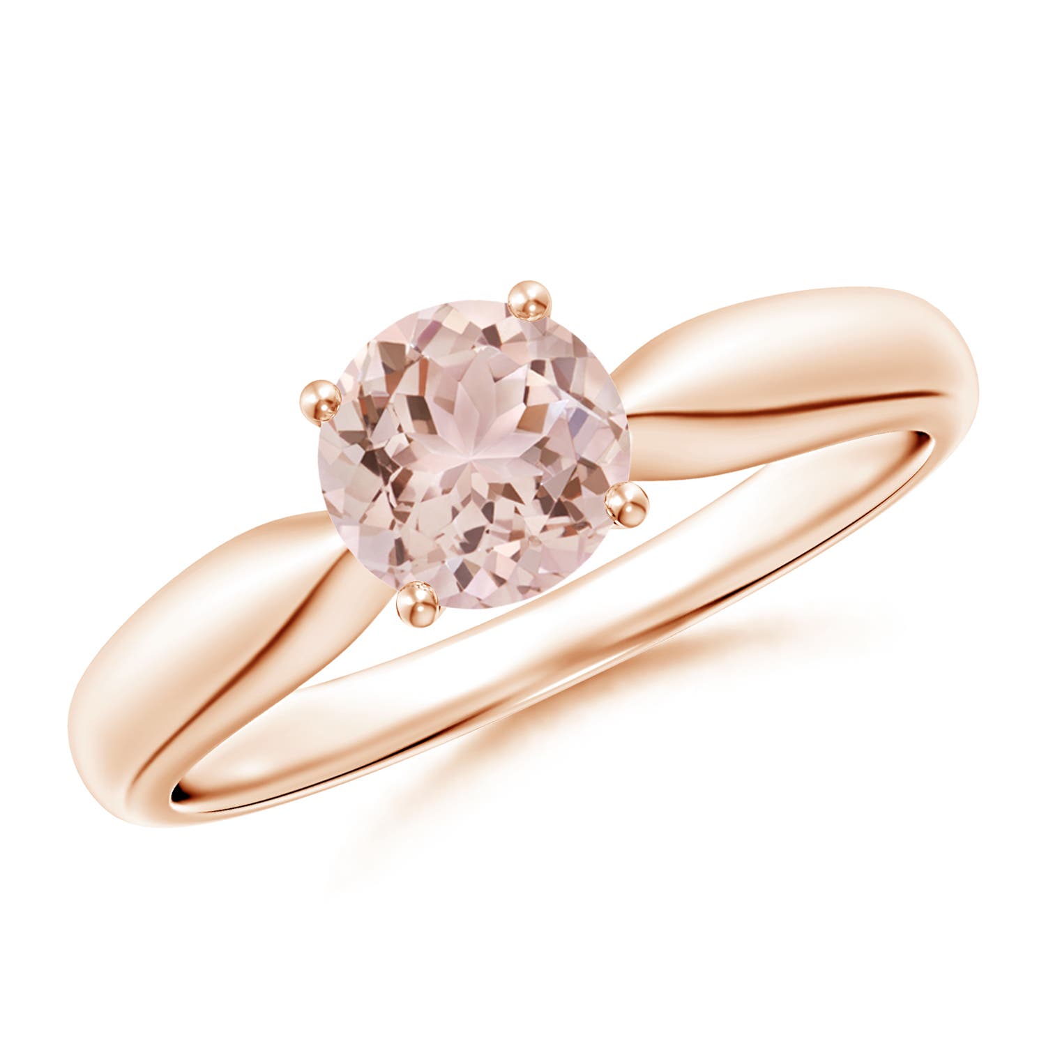 AAA - Morganite / 0.7 CT / 14 KT Rose Gold