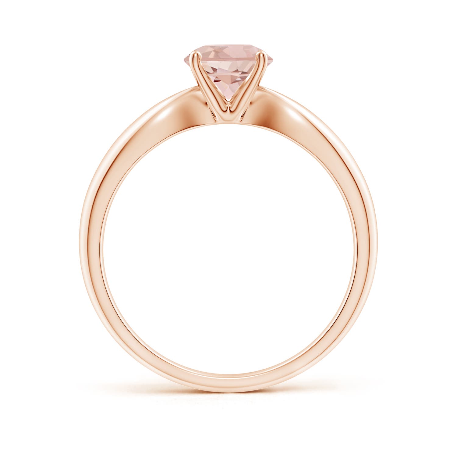 AAA - Morganite / 0.7 CT / 14 KT Rose Gold