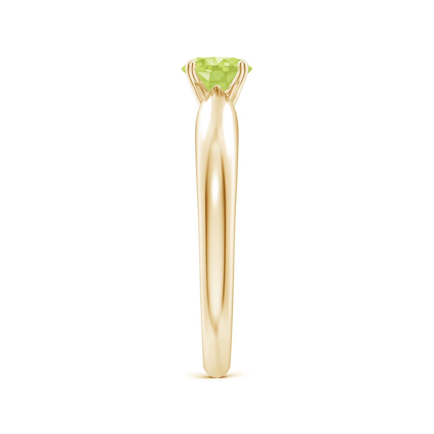 A - Peridot / 0.55 CT / 14 KT Yellow Gold