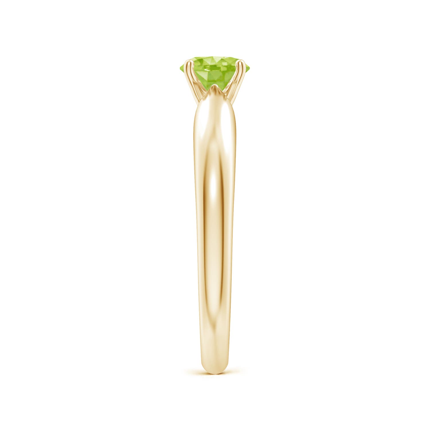 AA - Peridot / 0.55 CT / 14 KT Yellow Gold