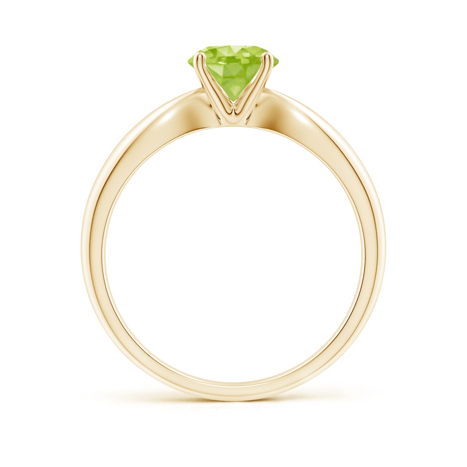 AA - Peridot / 0.95 CT / 14 KT Yellow Gold