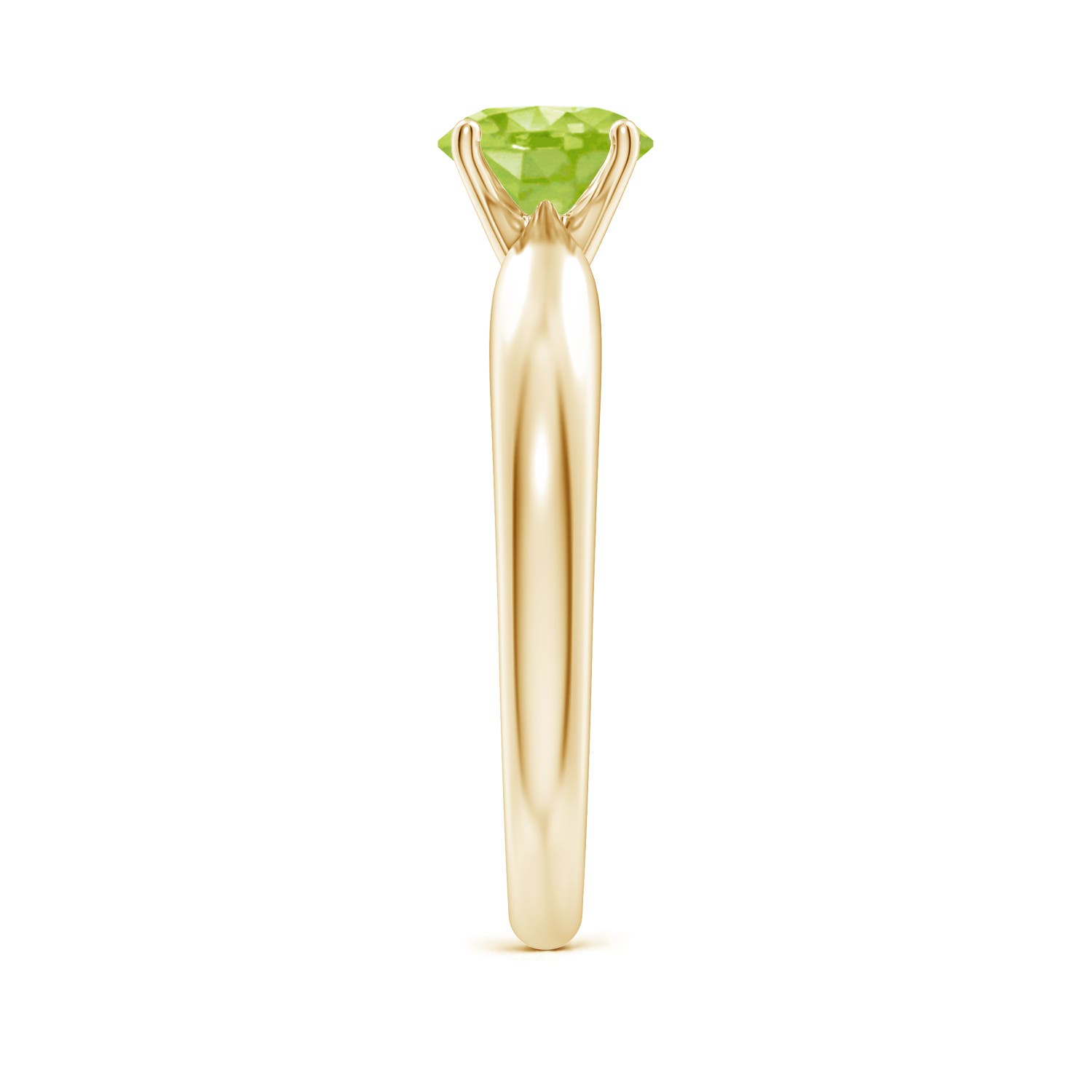 AA - Peridot / 0.95 CT / 14 KT Yellow Gold