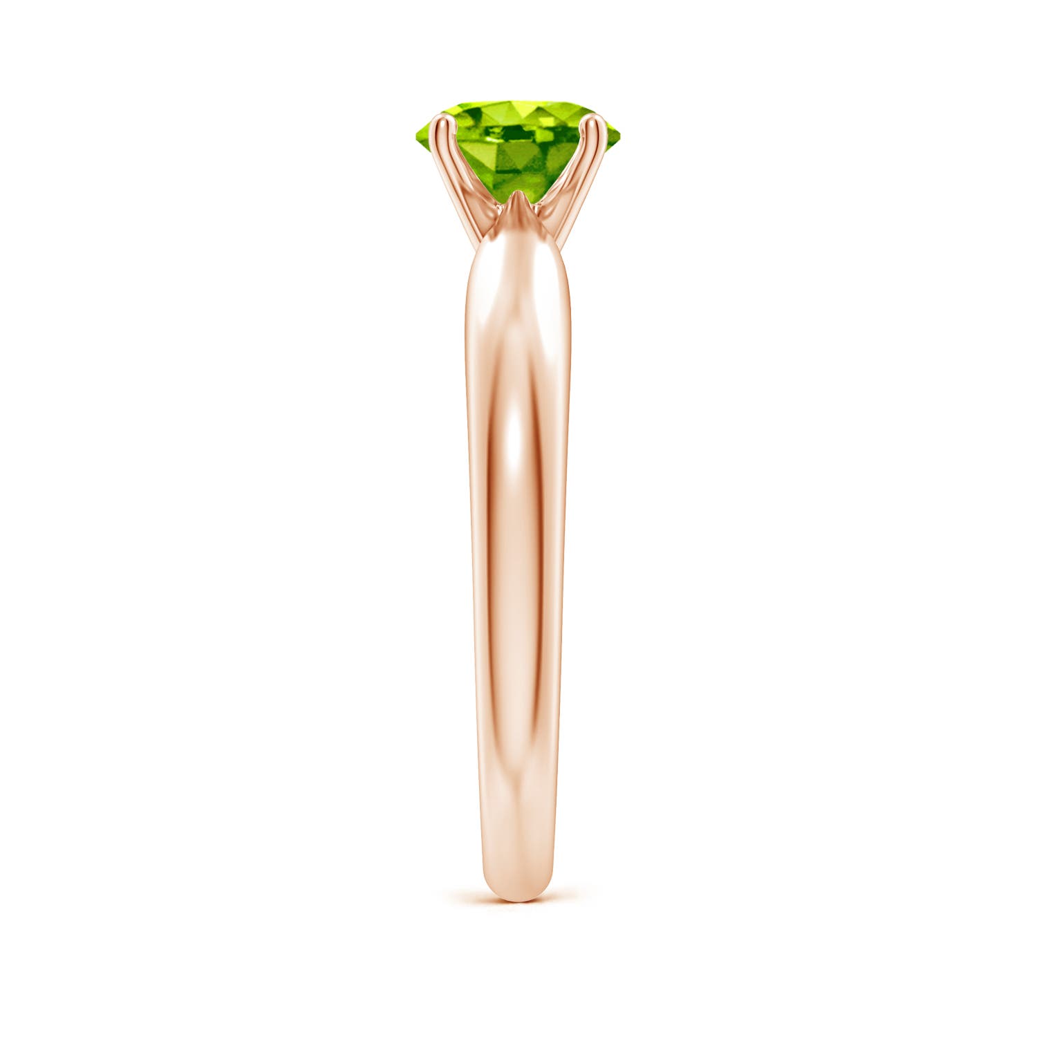 AAA - Peridot / 0.95 CT / 14 KT Rose Gold