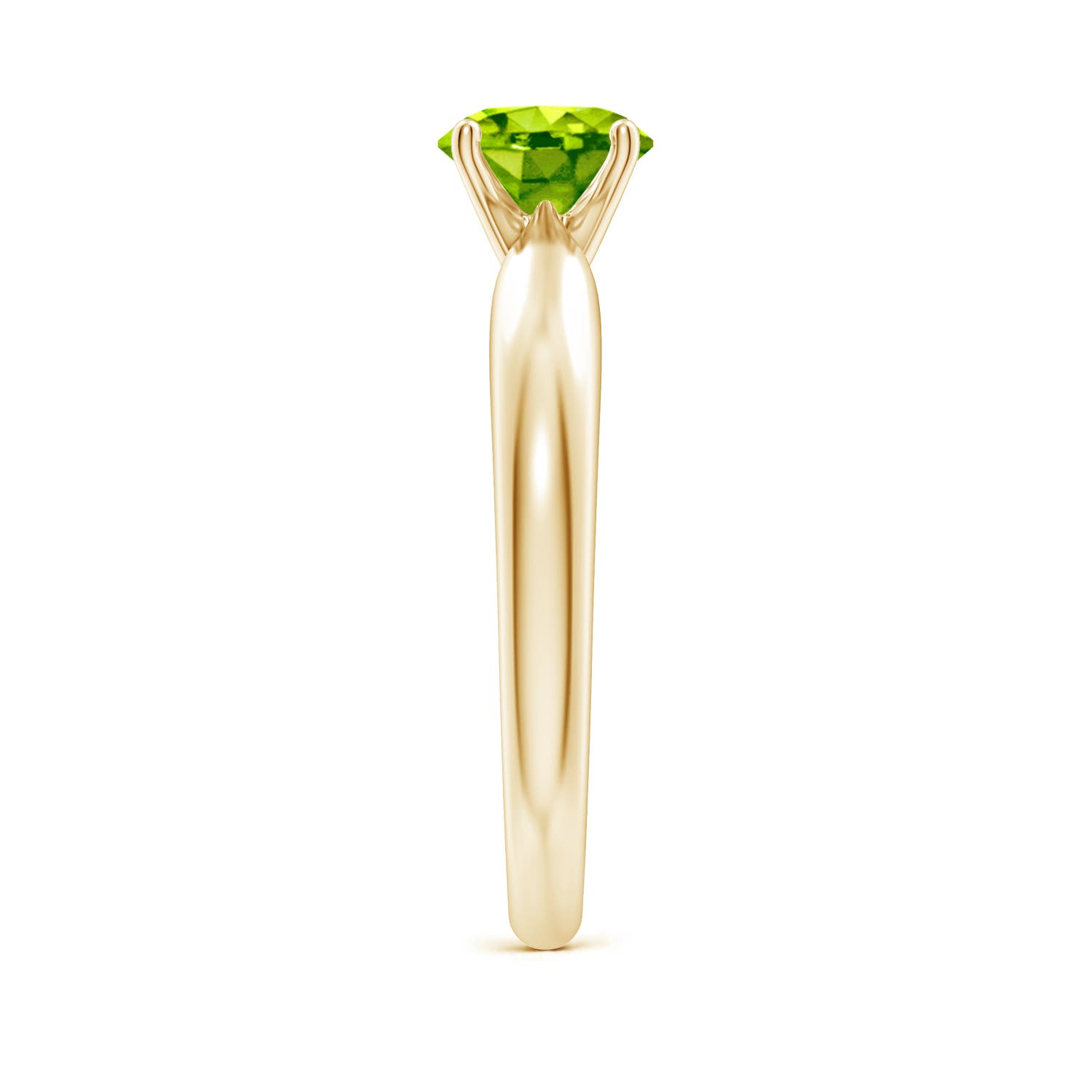 AAA - Peridot / 0.95 CT / 14 KT Yellow Gold