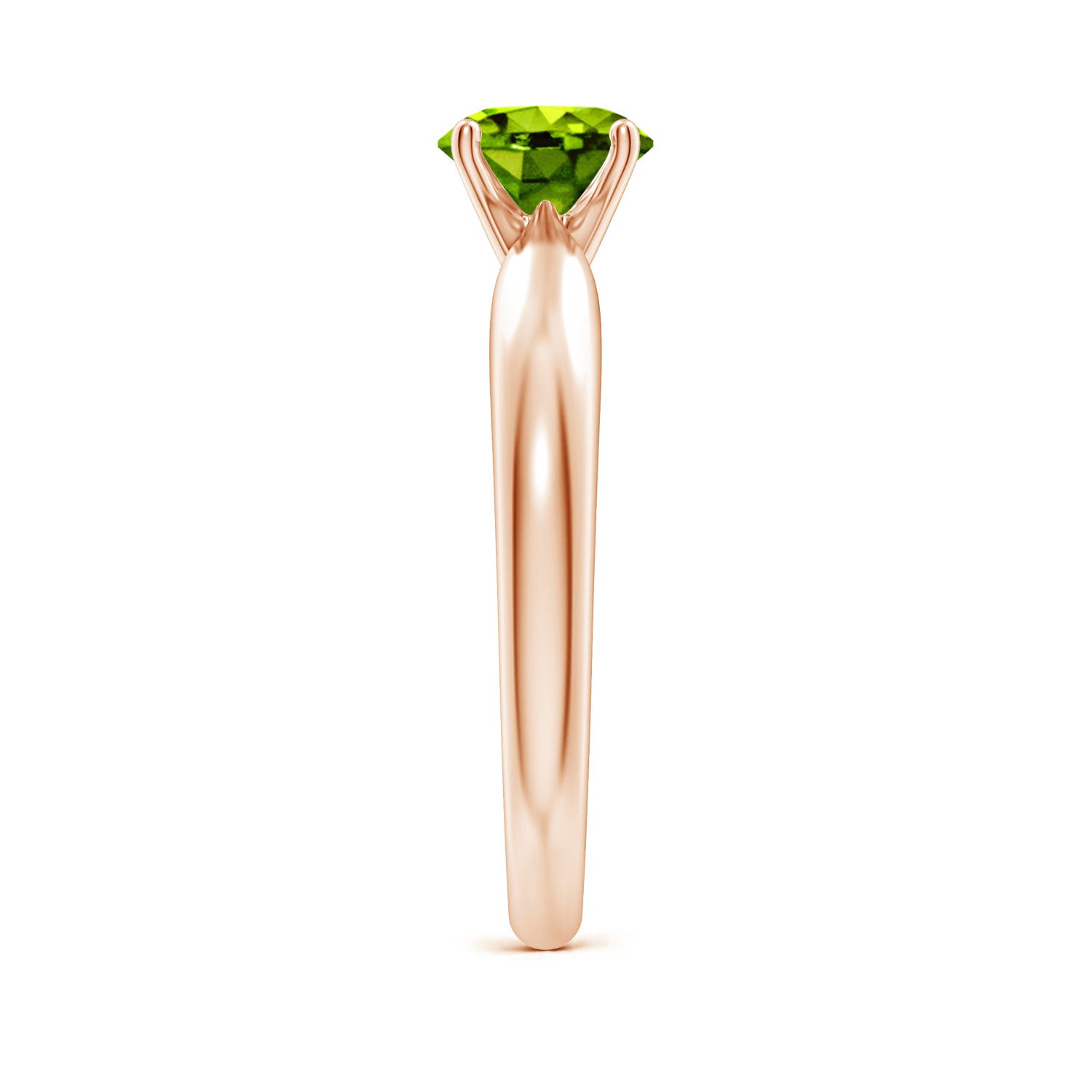 AAAA - Peridot / 0.95 CT / 14 KT Rose Gold