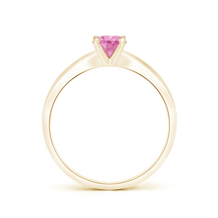 A - Pink Sapphire / 0.6 CT / 14 KT Yellow Gold