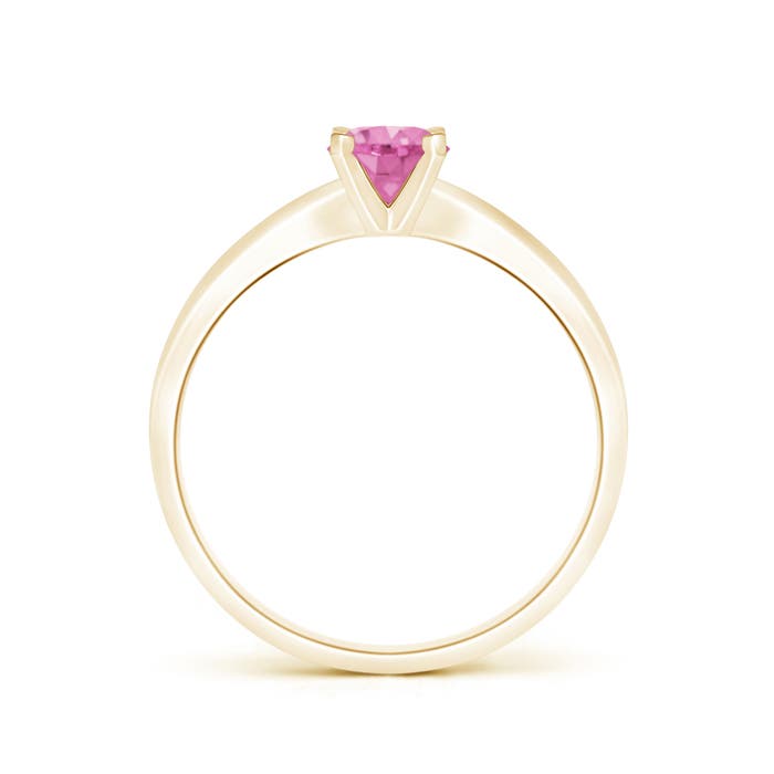 AA - Pink Sapphire / 0.6 CT / 14 KT Yellow Gold