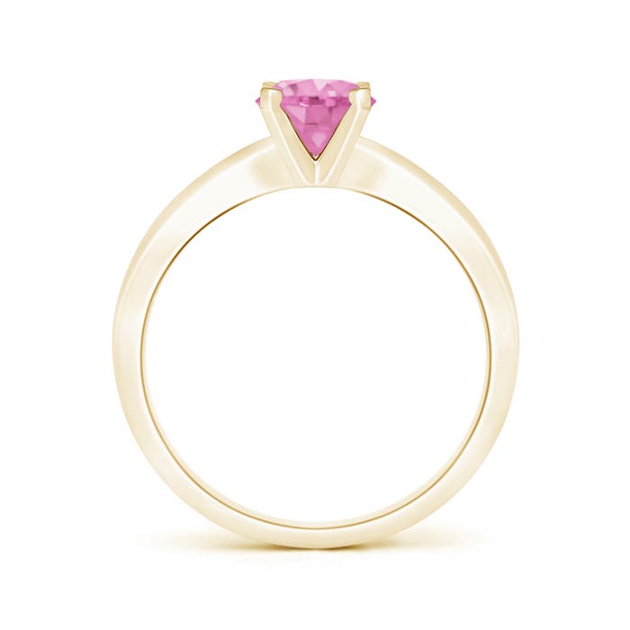 A - Pink Sapphire / 1 CT / 14 KT Yellow Gold