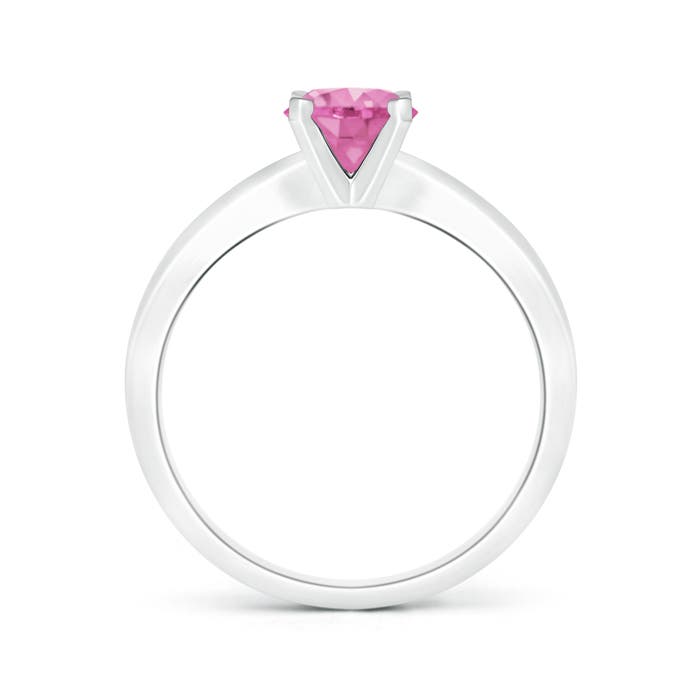 AA - Pink Sapphire / 1 CT / 14 KT White Gold