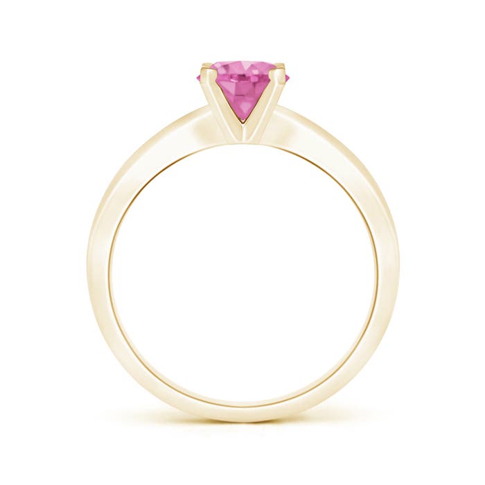 AA - Pink Sapphire / 1 CT / 14 KT Yellow Gold