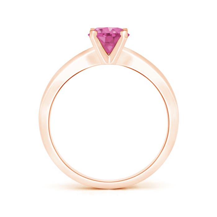 AAA - Pink Sapphire / 1 CT / 14 KT Rose Gold