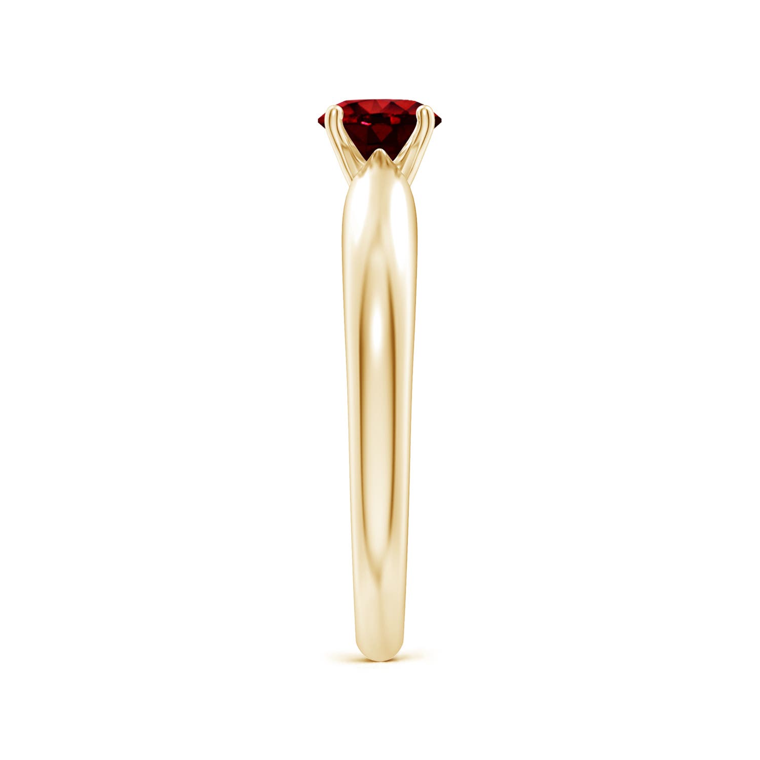 AAAA - Ruby / 0.6 CT / 14 KT Yellow Gold