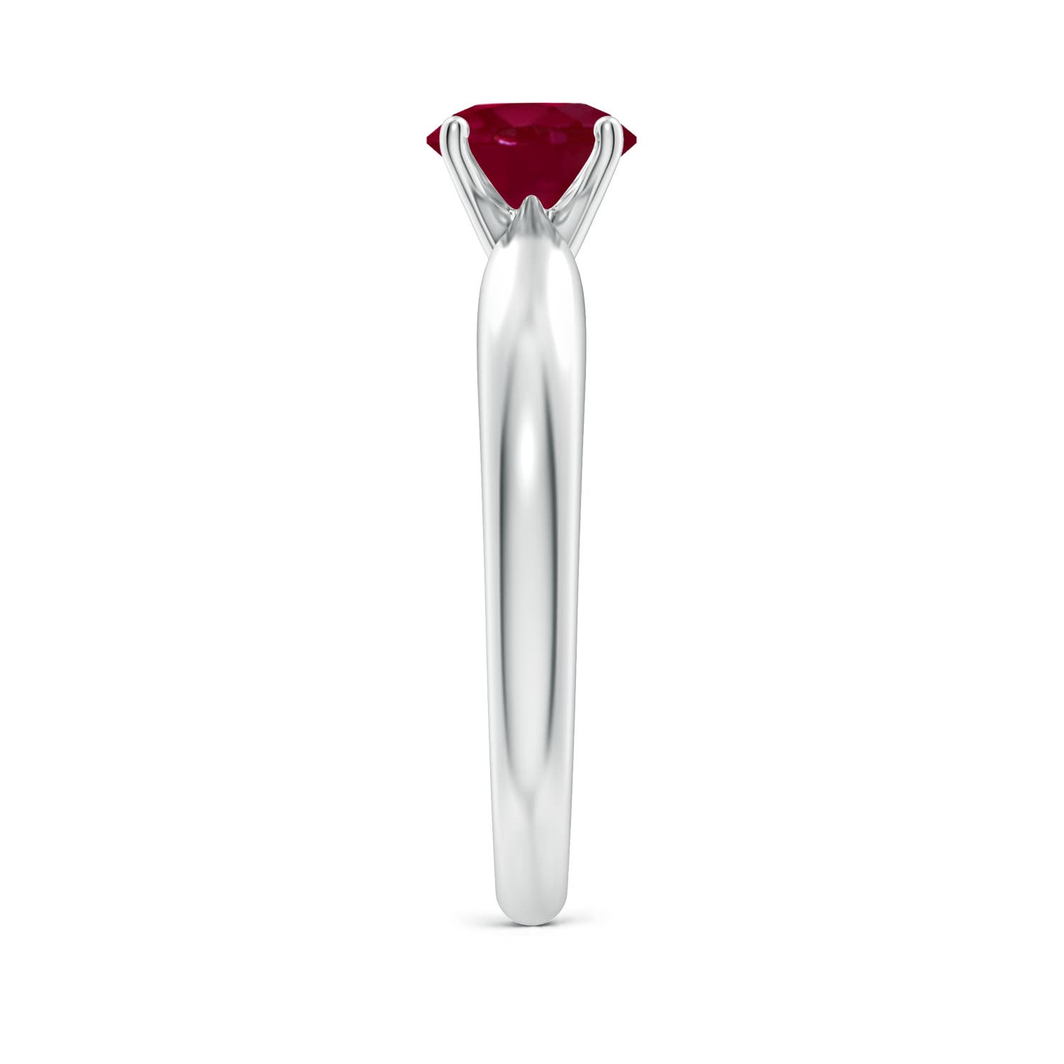 A - Ruby / 1 CT / 14 KT White Gold