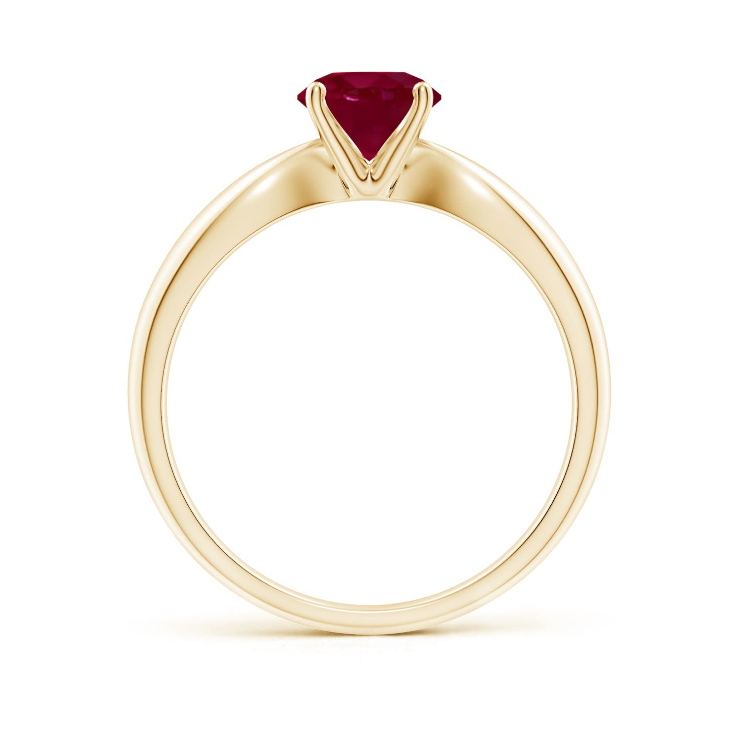 A - Ruby / 1 CT / 14 KT Yellow Gold