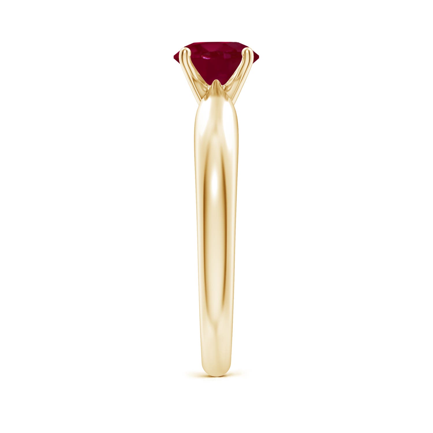 A - Ruby / 1 CT / 14 KT Yellow Gold