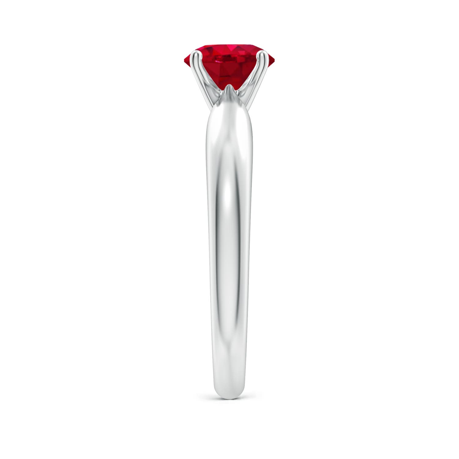 AAA - Ruby / 1 CT / 14 KT White Gold