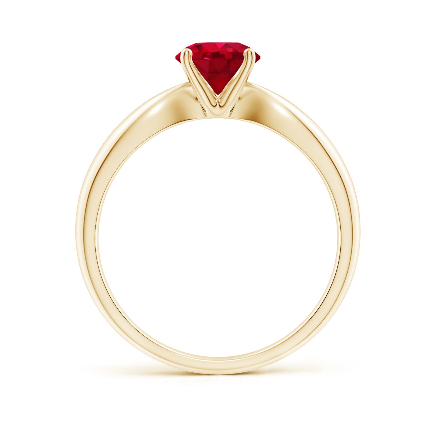 AAA - Ruby / 1 CT / 14 KT Yellow Gold