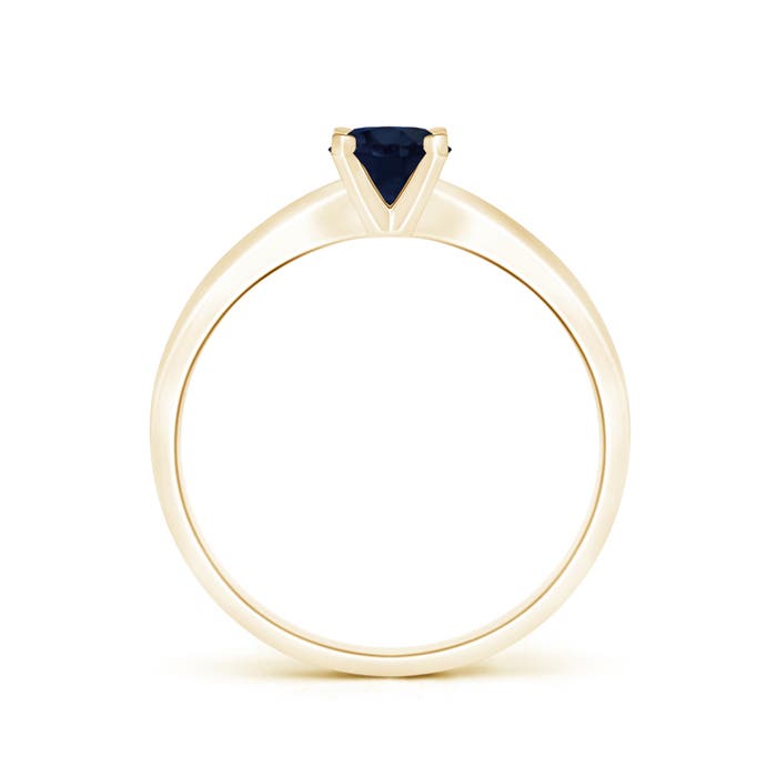 A - Blue Sapphire / 0.6 CT / 14 KT Yellow Gold