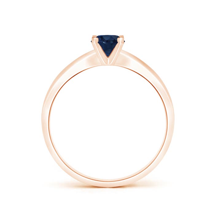 AA - Blue Sapphire / 0.6 CT / 14 KT Rose Gold