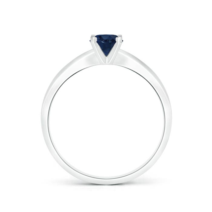 AA - Blue Sapphire / 0.6 CT / 14 KT White Gold