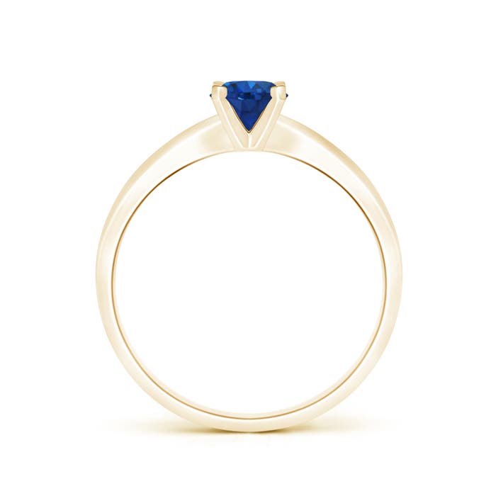 AAA - Blue Sapphire / 0.6 CT / 14 KT Yellow Gold