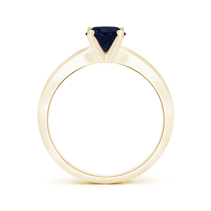 A - Blue Sapphire / 1 CT / 14 KT Yellow Gold