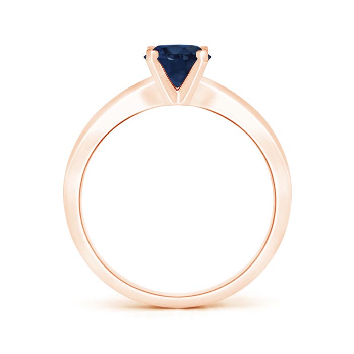 AA - Blue Sapphire / 1 CT / 14 KT Rose Gold