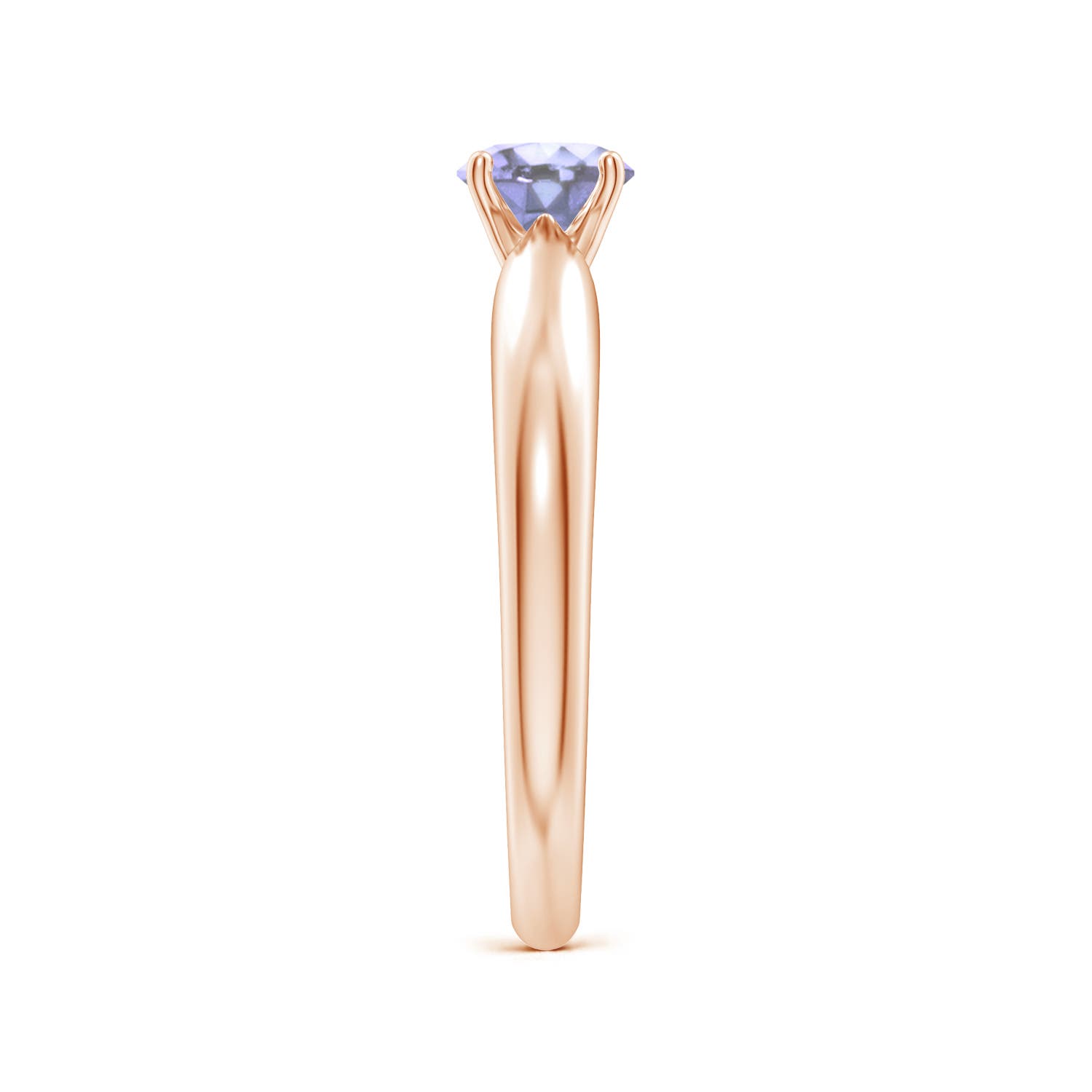 A - Tanzanite / 0.5 CT / 14 KT Rose Gold