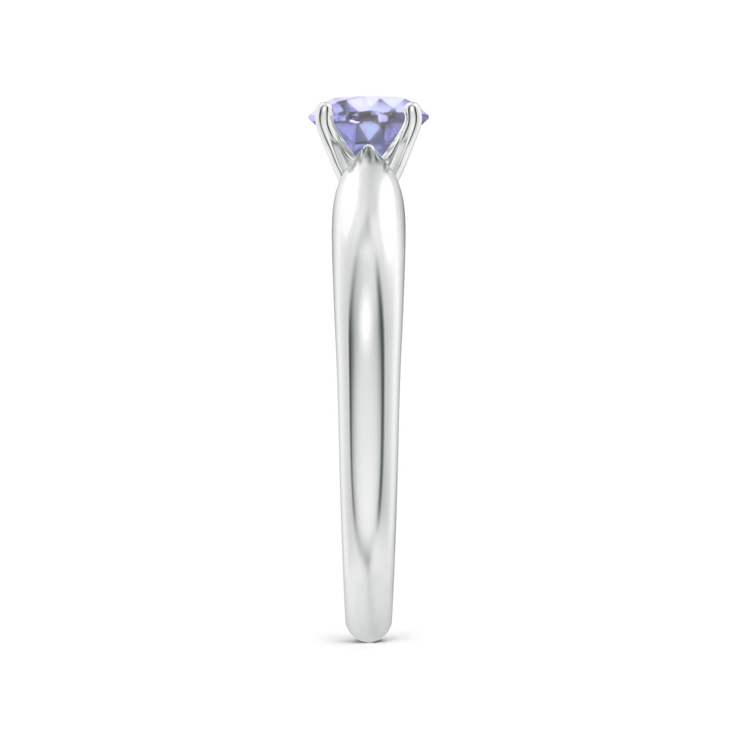 A - Tanzanite / 0.5 CT / 14 KT White Gold