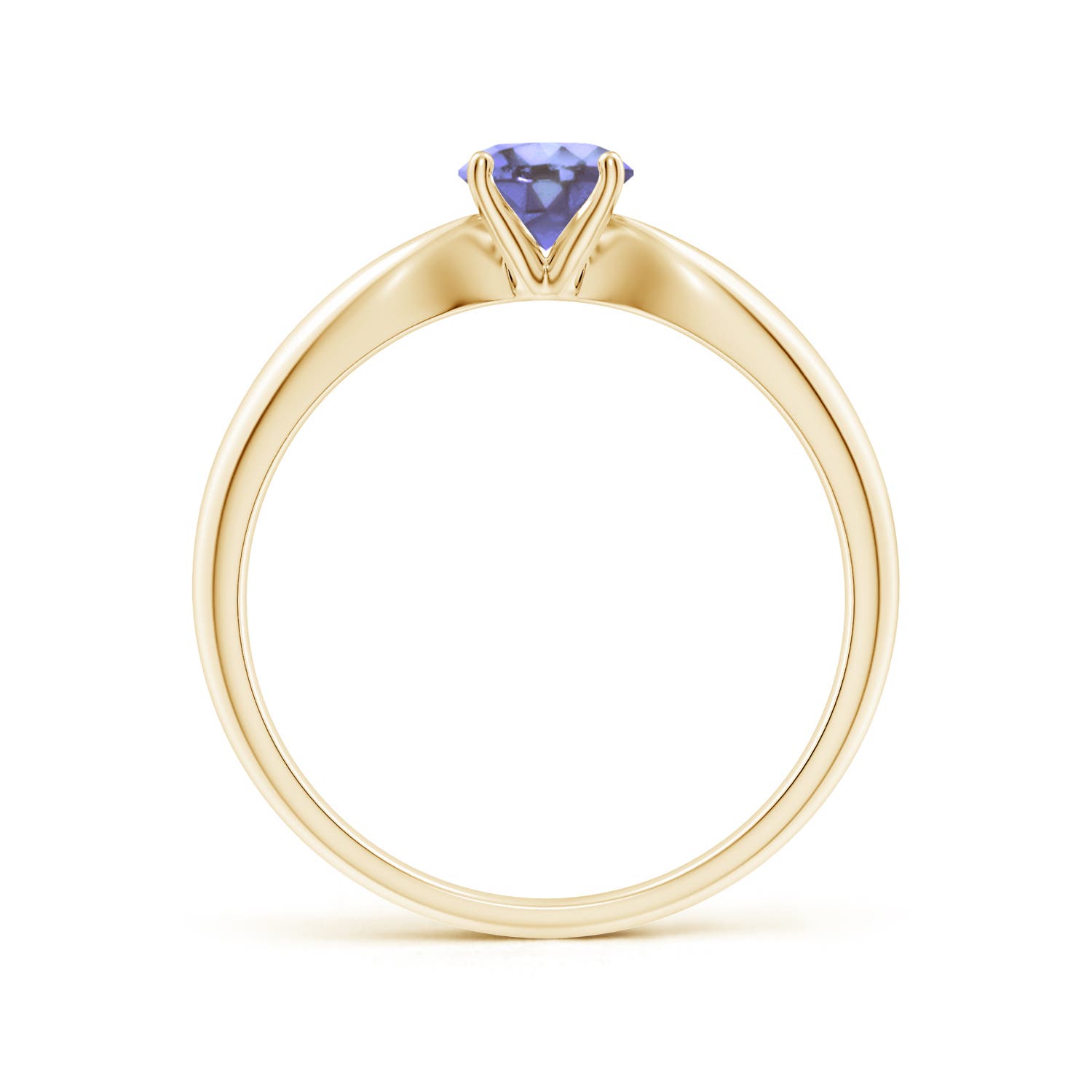 AA - Tanzanite / 0.5 CT / 14 KT Yellow Gold