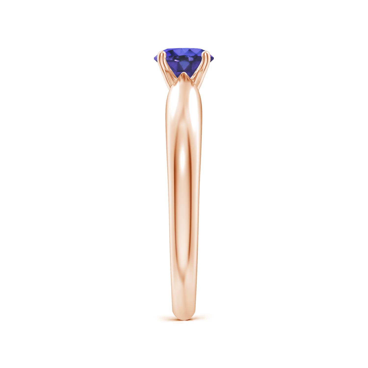 AAA - Tanzanite / 0.5 CT / 14 KT Rose Gold