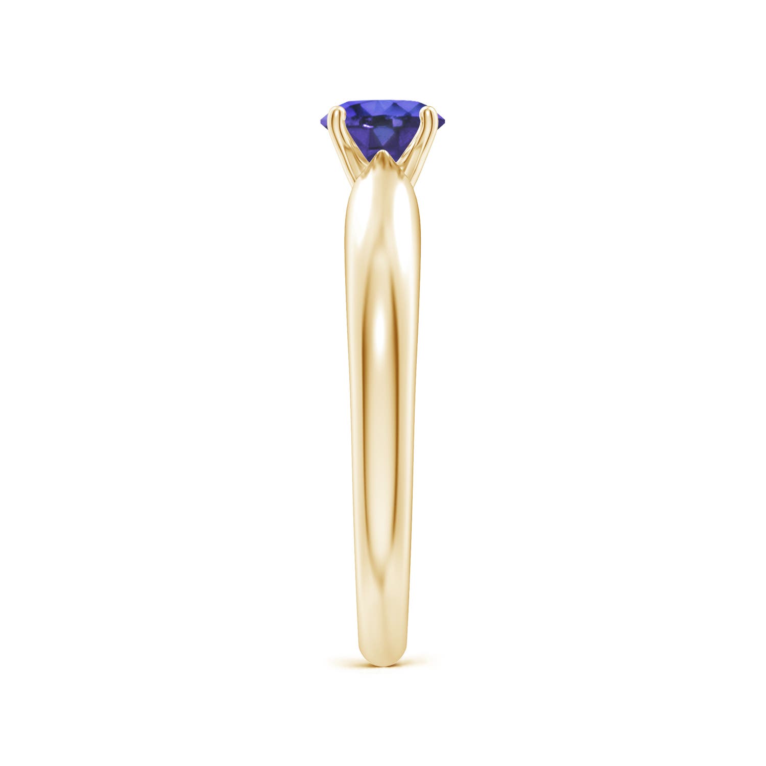 AAA - Tanzanite / 0.5 CT / 14 KT Yellow Gold