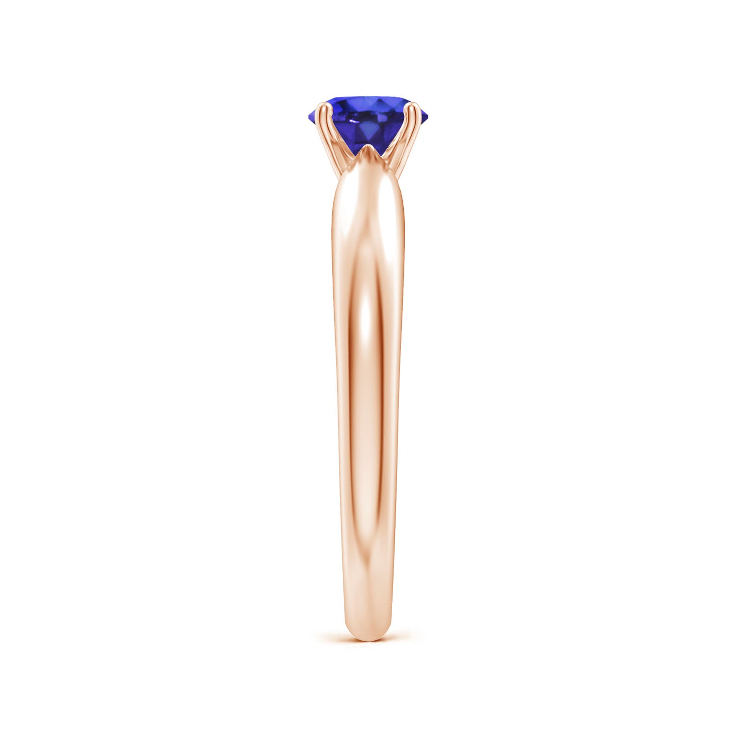 AAAA - Tanzanite / 0.5 CT / 14 KT Rose Gold