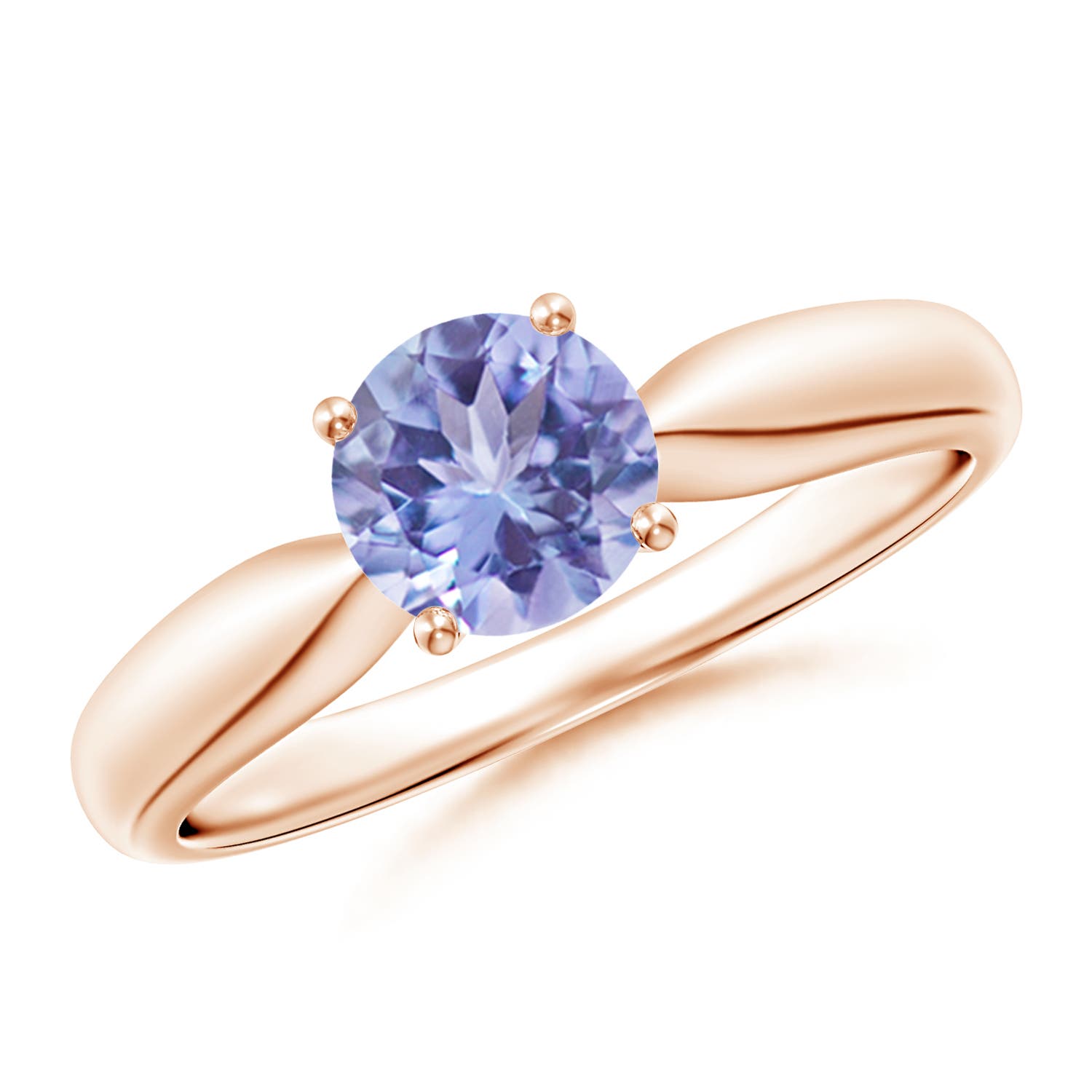 A - Tanzanite / 0.9 CT / 14 KT Rose Gold