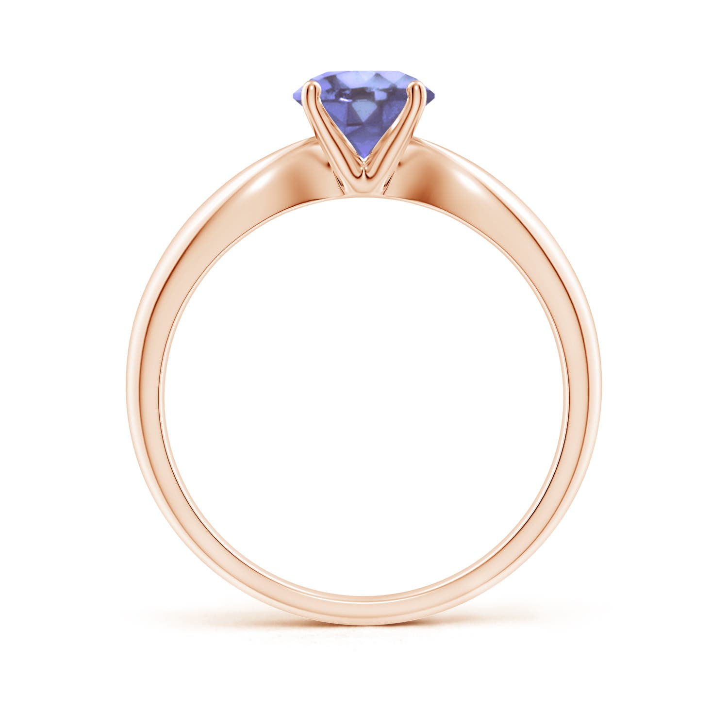 A - Tanzanite / 0.9 CT / 14 KT Rose Gold