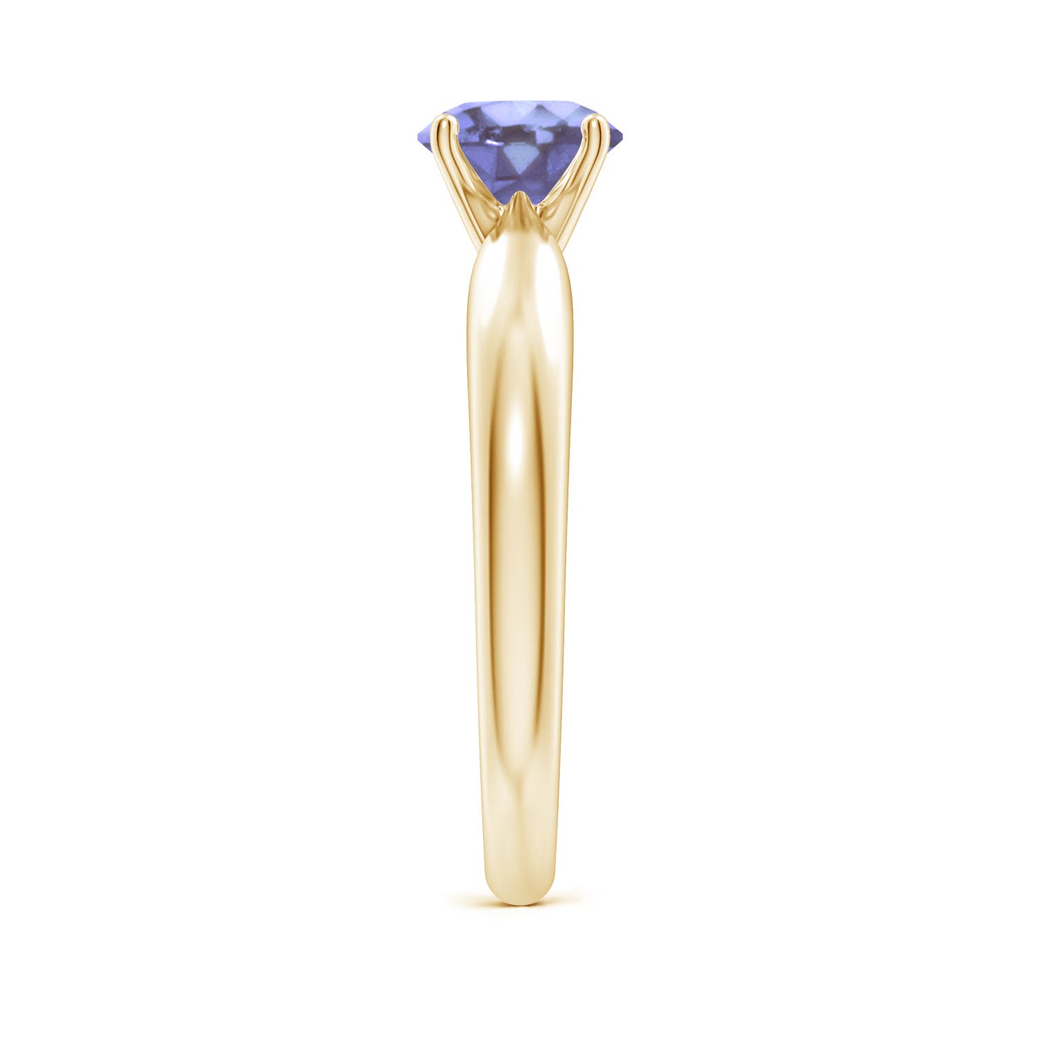 A - Tanzanite / 0.9 CT / 14 KT Yellow Gold