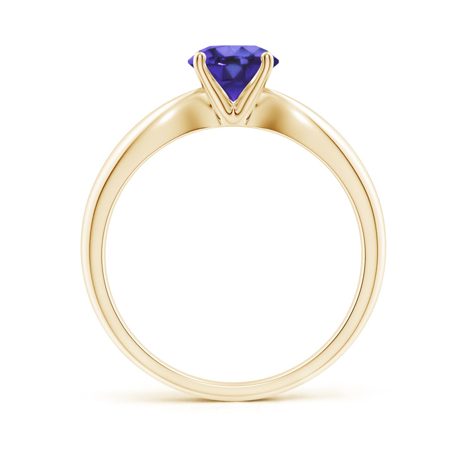 AA - Tanzanite / 0.9 CT / 14 KT Yellow Gold