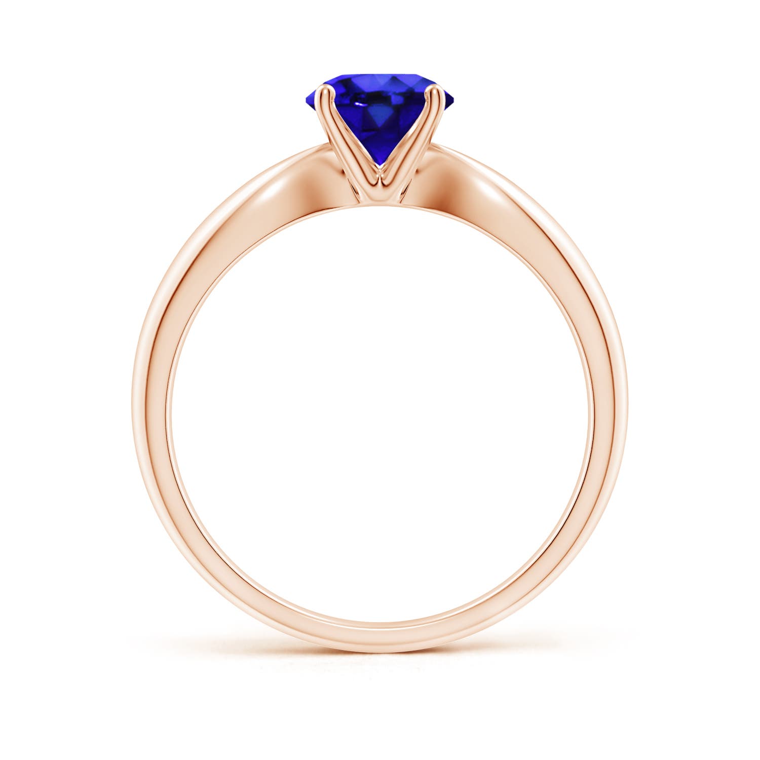 AAA - Tanzanite / 0.9 CT / 14 KT Rose Gold