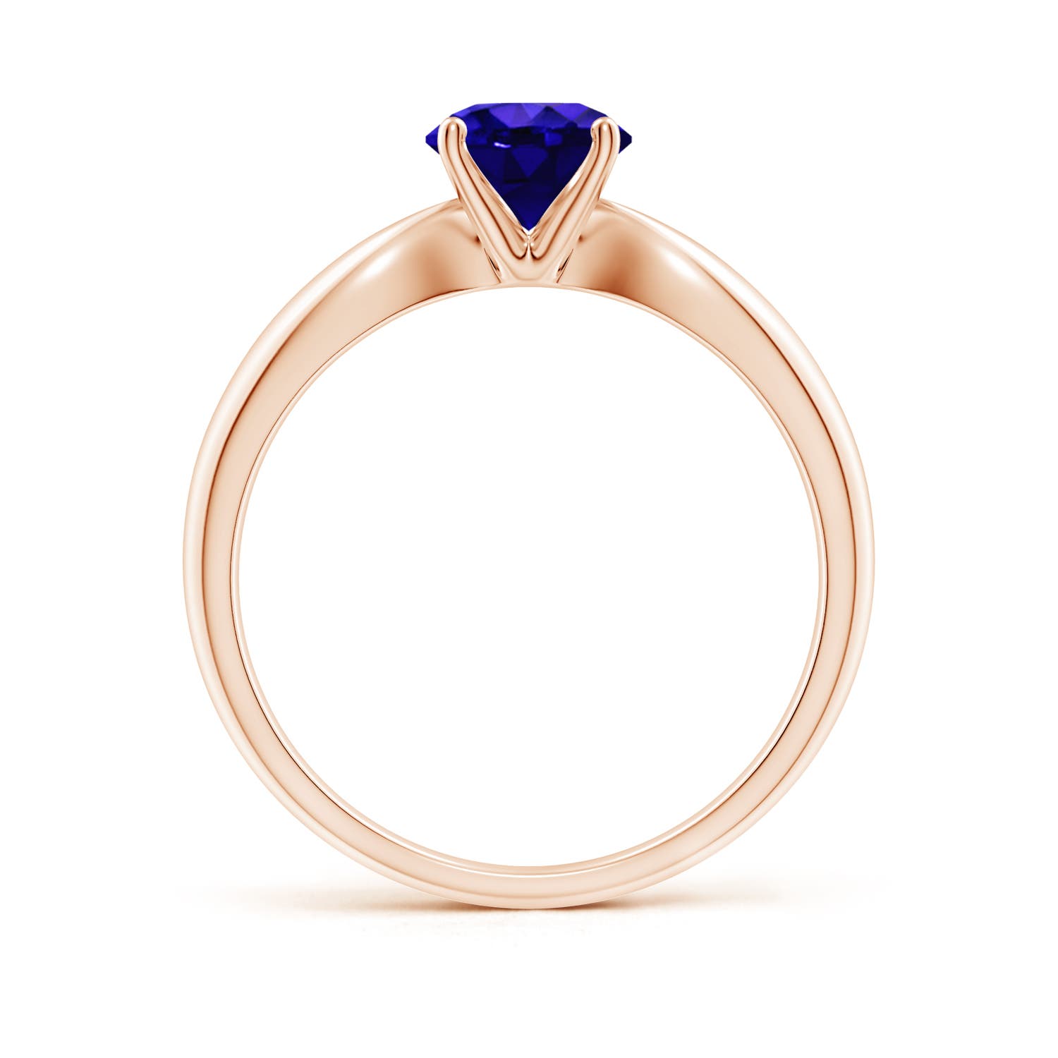 AAAA - Tanzanite / 0.9 CT / 14 KT Rose Gold