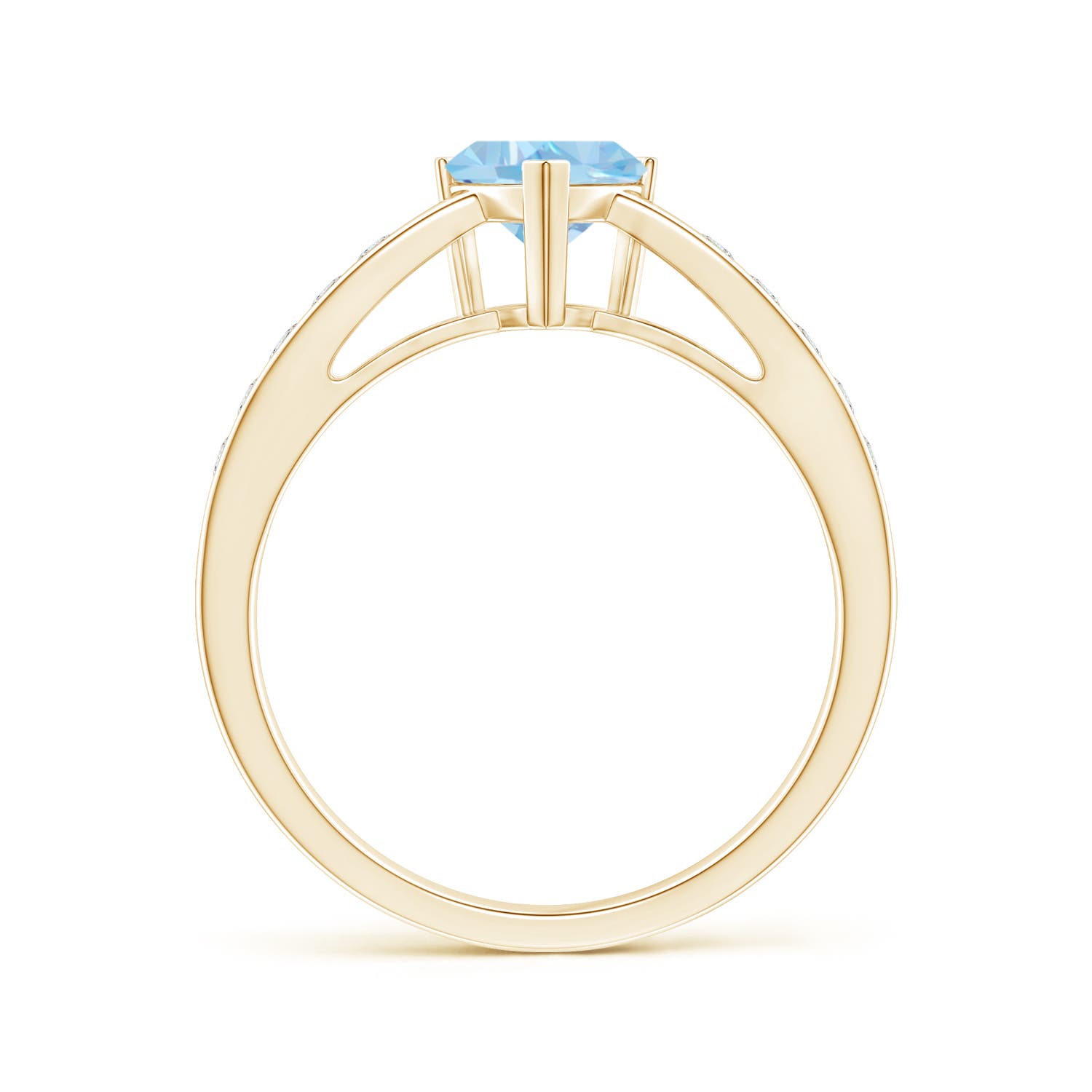 AAA - Aquamarine / 0.85 CT / 14 KT Yellow Gold