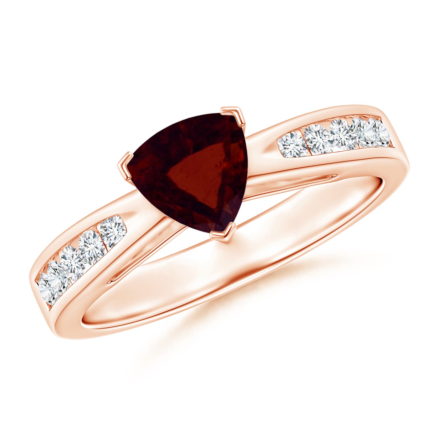 A - Garnet / 1.1 CT / 14 KT Rose Gold