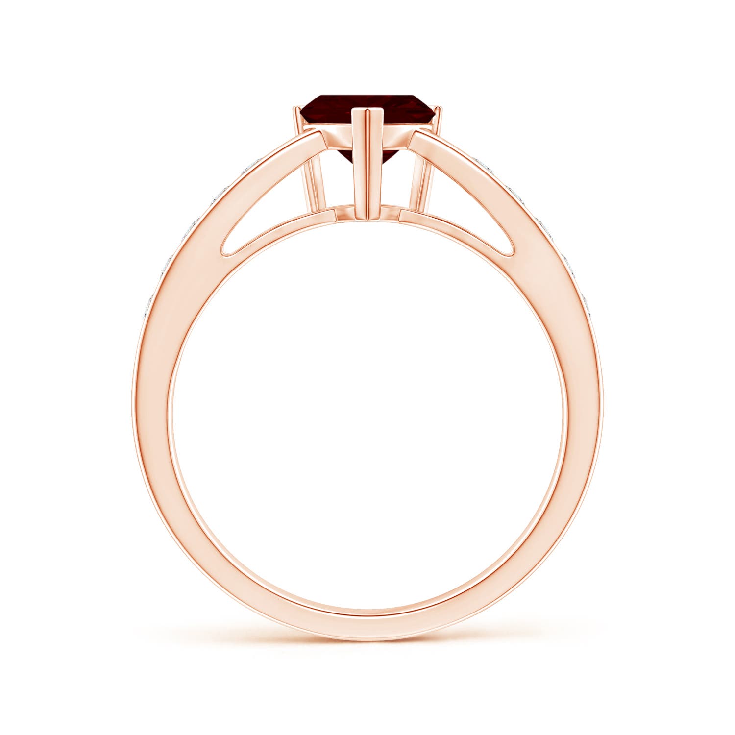 AA - Garnet / 1.1 CT / 14 KT Rose Gold