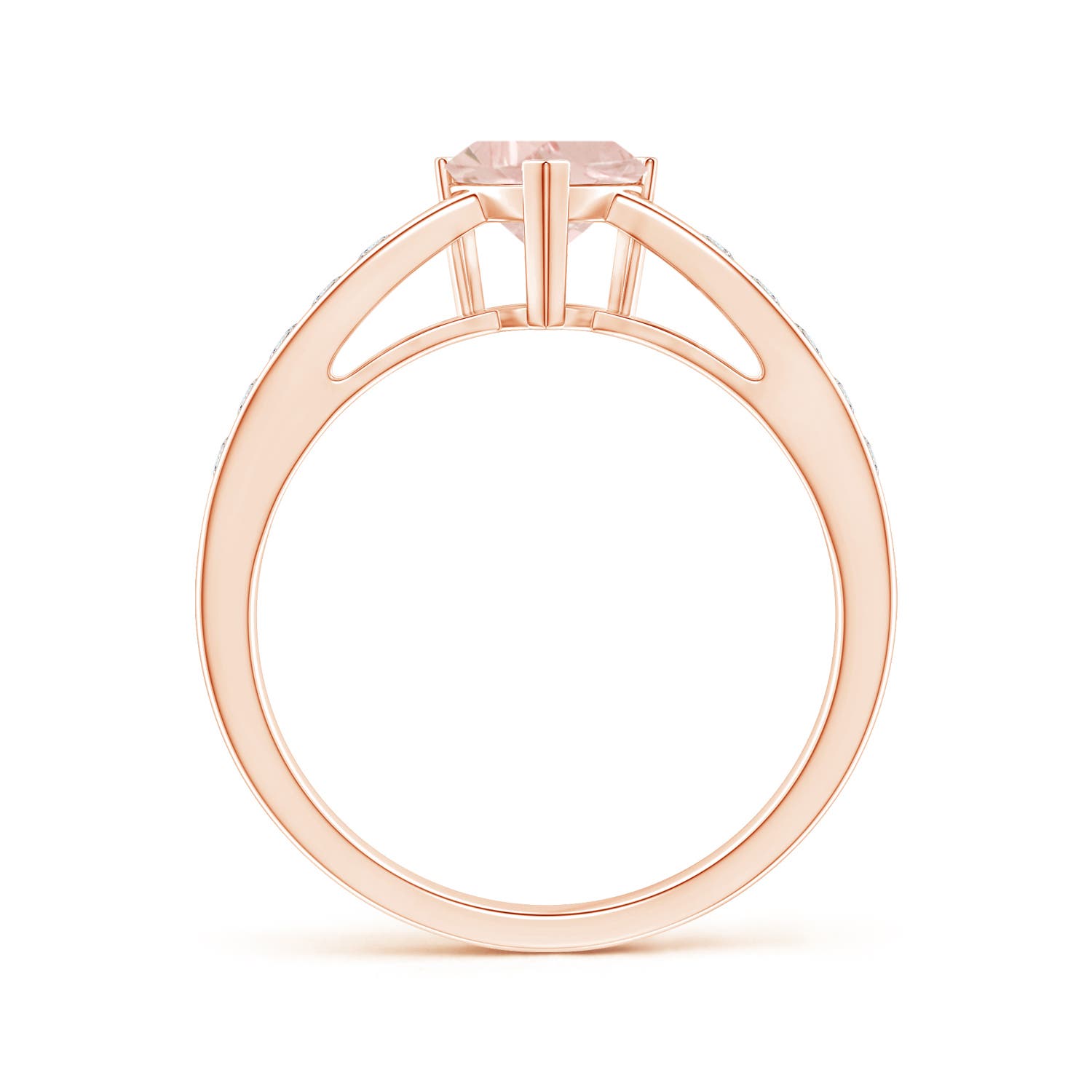 A - Morganite / 0.85 CT / 14 KT Rose Gold