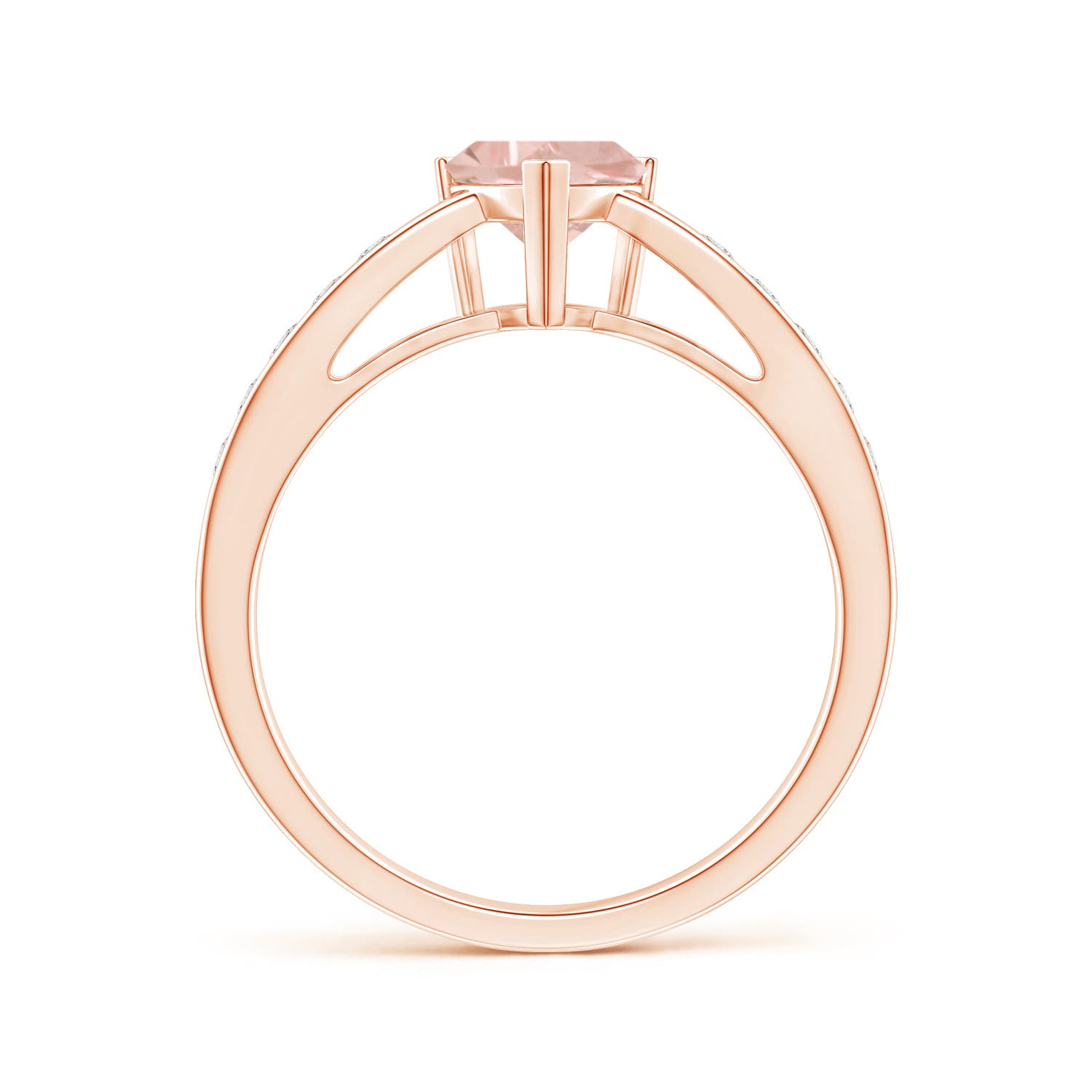 AAA - Morganite / 0.85 CT / 14 KT Rose Gold