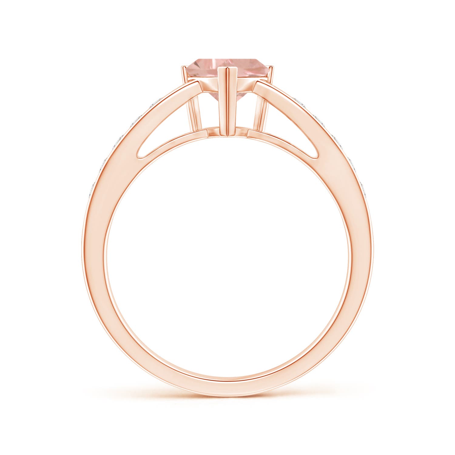 AAAA - Morganite / 0.85 CT / 14 KT Rose Gold