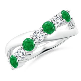 Round AA Emerald
