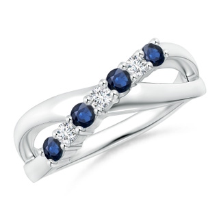 Round AA Blue Sapphire