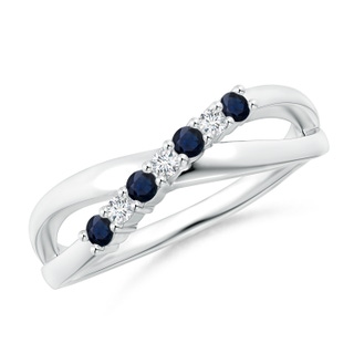 Round A Blue Sapphire