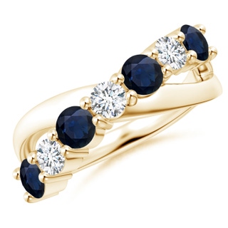 Round A Blue Sapphire